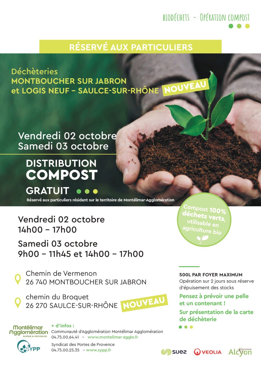 Distribution gratuite de compost