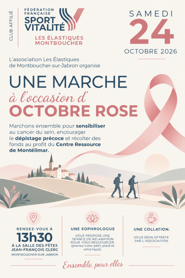 Octobre Rose : tous en marche pour la bonne cause !
