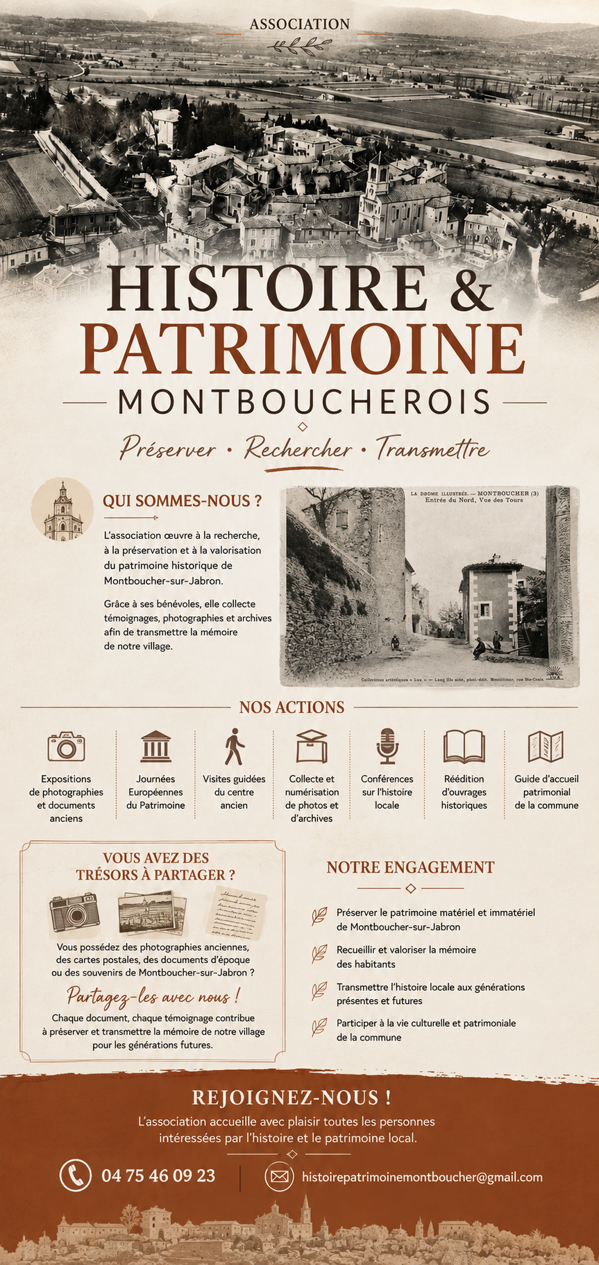 Faire vivre la mémoire de la commune